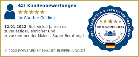 Siegel Maklerempfehlung